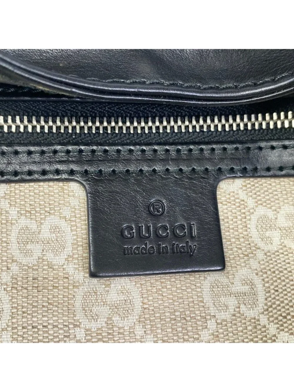 Gucci Shoulder Bag Soft Stirrup Black